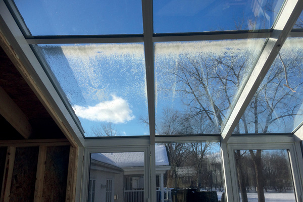 Réparation de solarium et de verrière