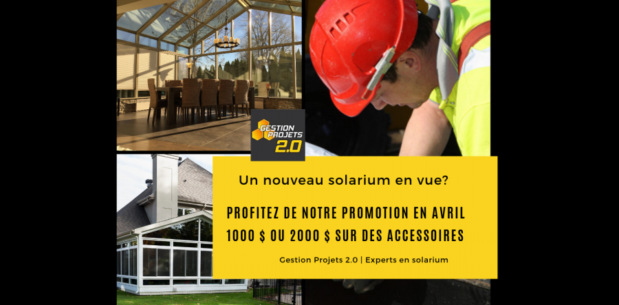 Vente et installation de solarium et verrière